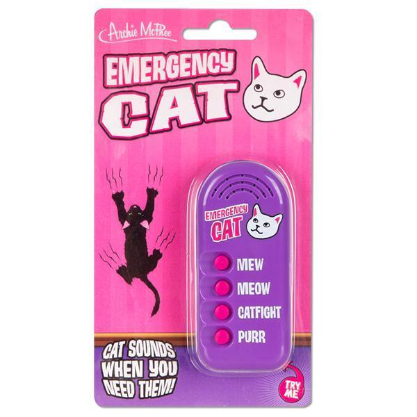 Meow Black Cat Pink Button - Home